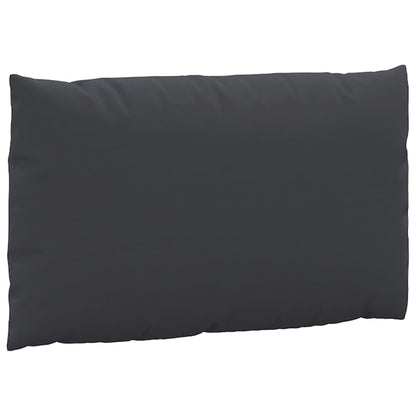 Coussins de palette lot de 2 noir tissu oxford