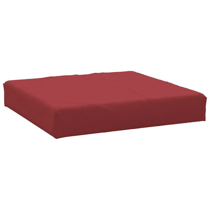 Coussins de palette lot de 2 rouge bordeaux tissu oxford