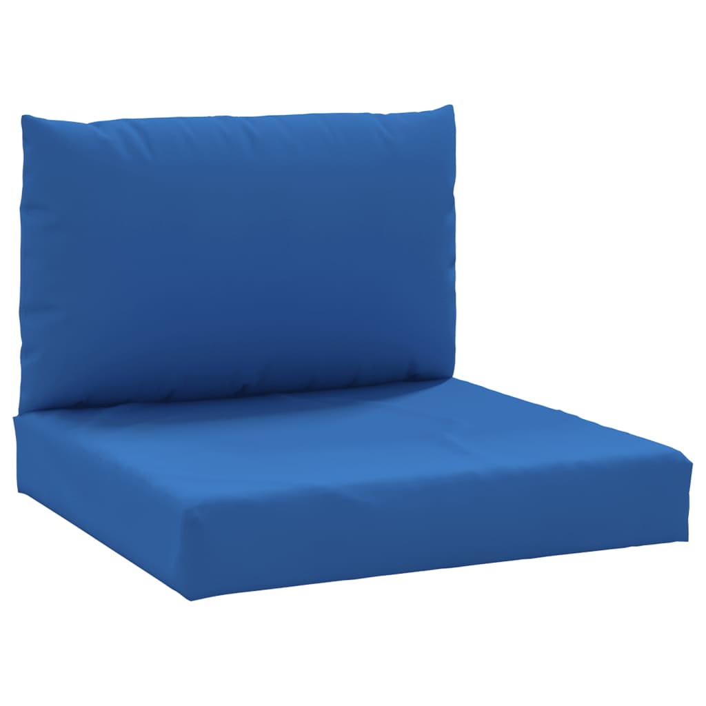 Coussins de palette lot de 2 bleu tissu oxford