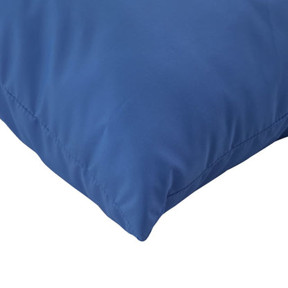 Coussins de palette lot de 2 bleu tissu oxford