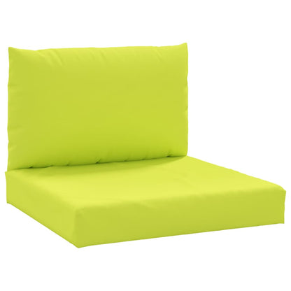 Coussins de palette lot de 2 vert vif tissu oxford