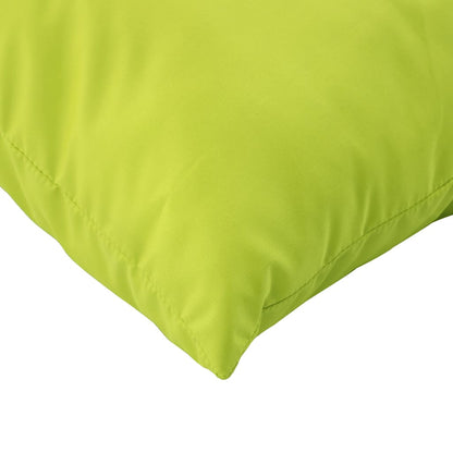 Coussins de palette lot de 2 vert vif tissu oxford