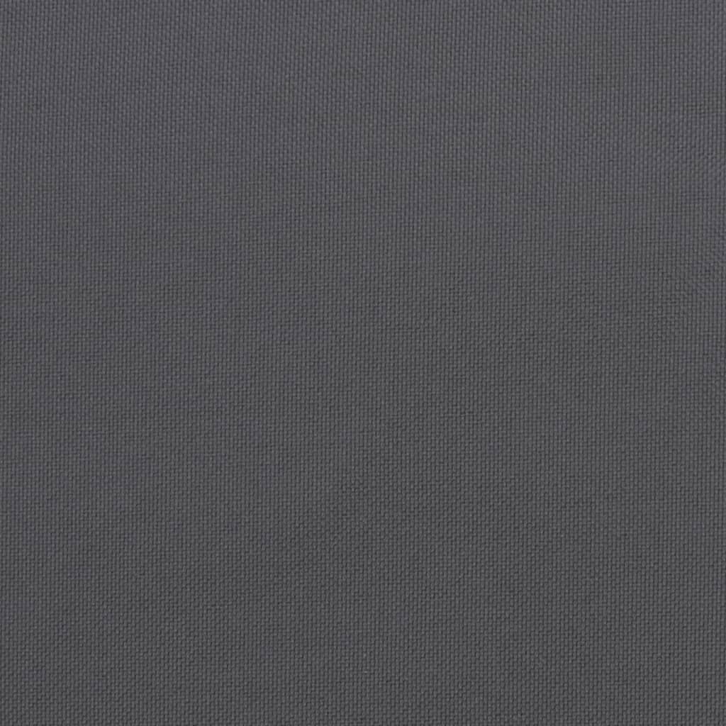 Coussins de palette lot de 3 anthracite tissu oxford