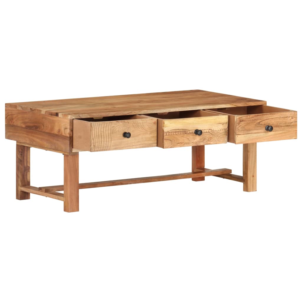 Table basse 100x50x40 cm Bois d'acacia massif