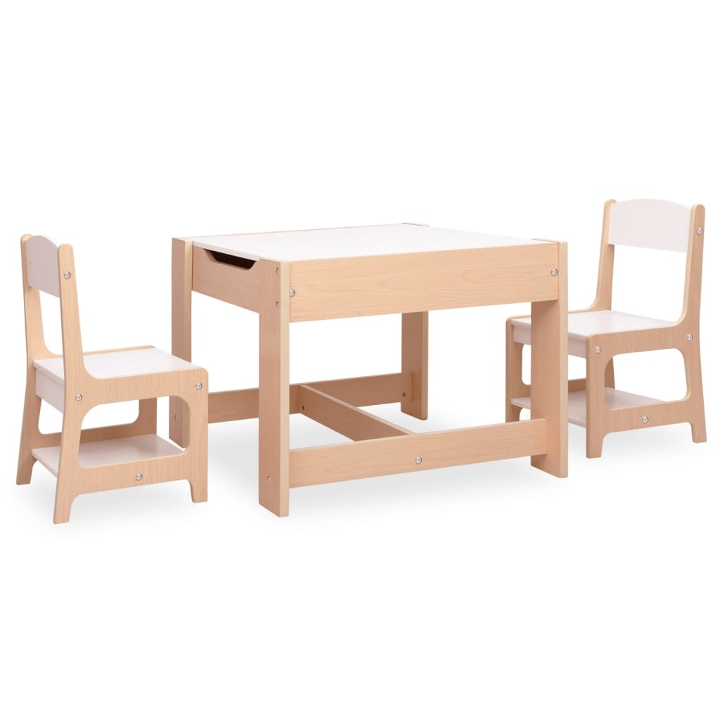 Table pour enfants avec 2 chaises MDF