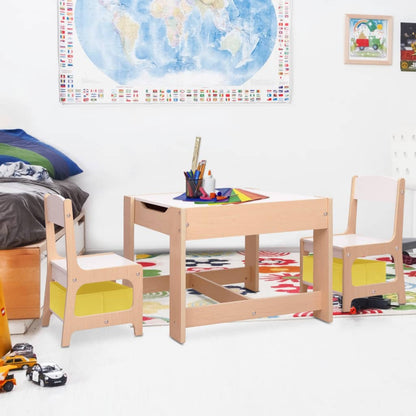 Table pour enfants avec 2 chaises MDF