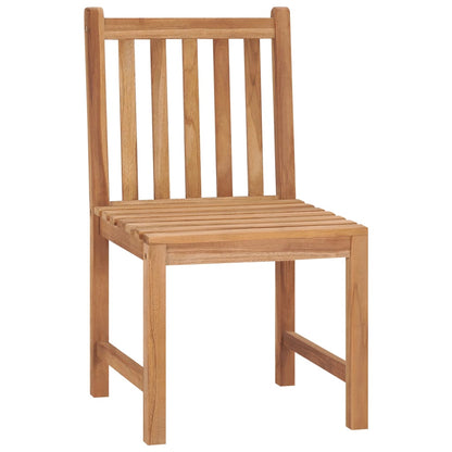 Chaises de jardin lot de 2 Bois de teck solide