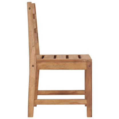 Chaises de jardin lot de 2 Bois de teck solide