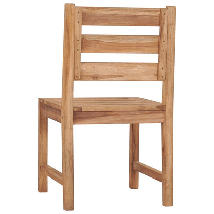 Chaises de jardin lot de 2 Bois de teck solide