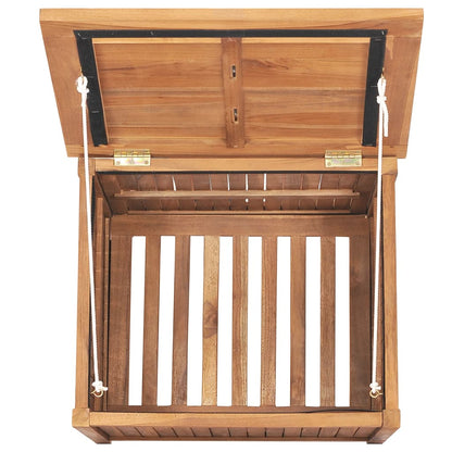 Boîte de rangement de jardin 60x50x58 cm Bois de teck solide