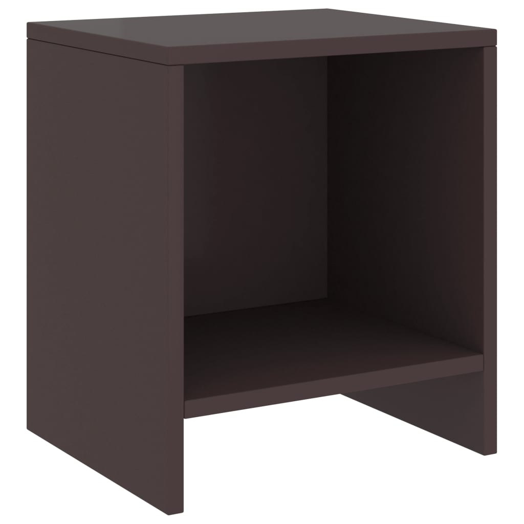 Tables de chevet 2 pcs Marron foncé 35x30x40 cm Bois de pin