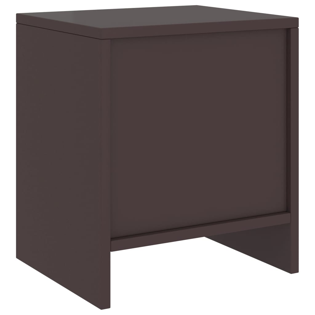 Tables de chevet 2 pcs Marron foncé 35x30x40 cm Bois de pin