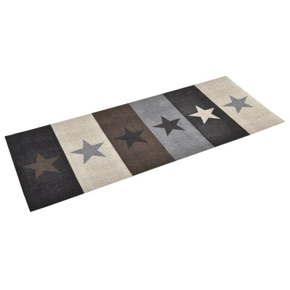 Tapis de sol de cuisine lavable Étoile 60x180 cm