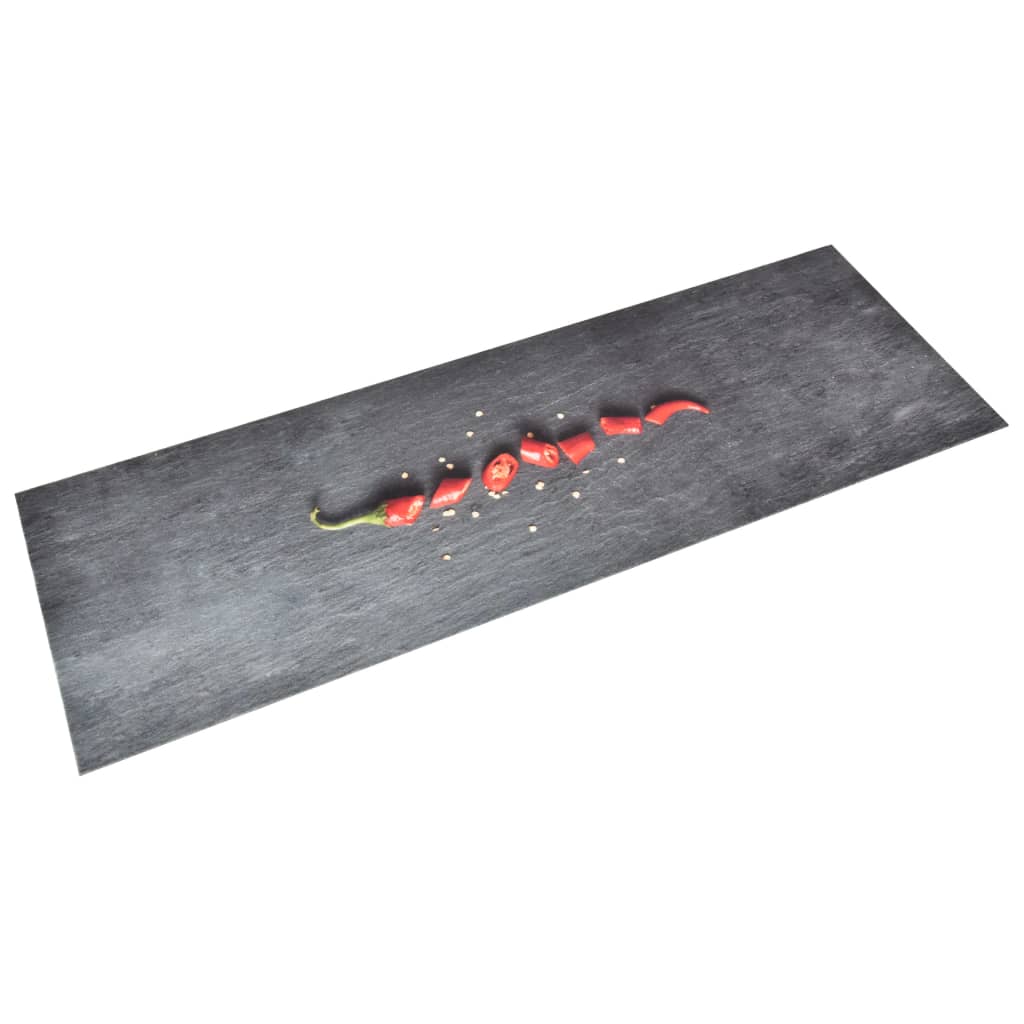 Tapis de sol de cuisine lavable Poivre 45x150 cm