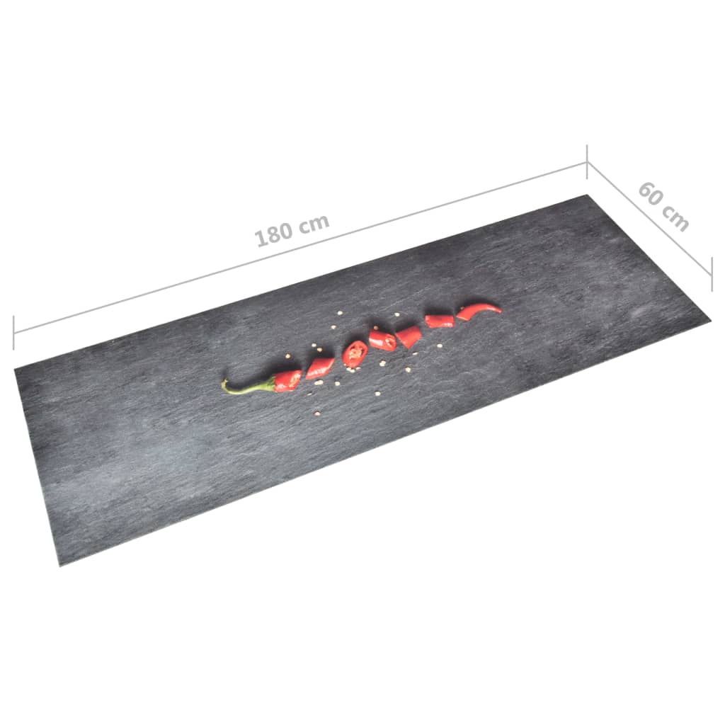 Tapis de cuisine lavable Poivre 60x180 cm