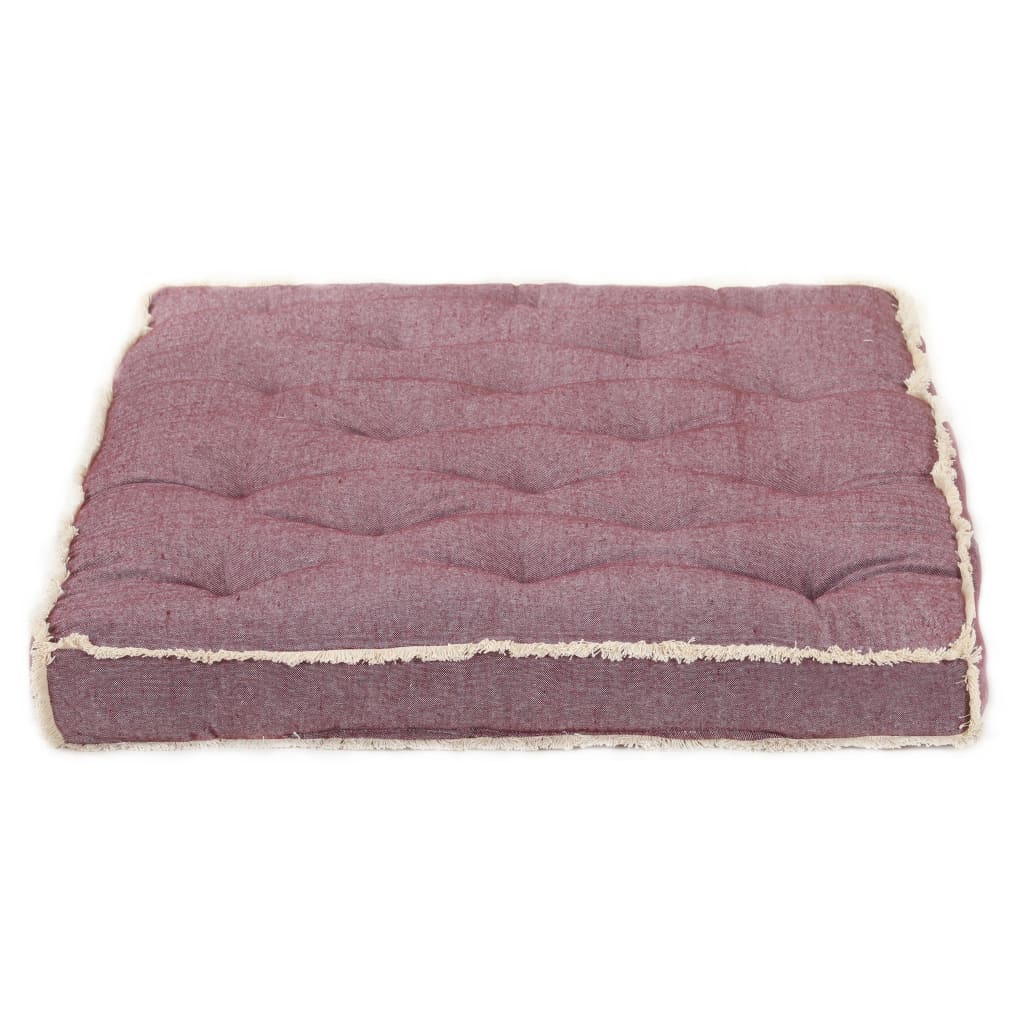 Coussin de canapé palette Rouge bordeaux 120x80x10 cm