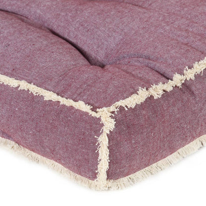 Coussin de canapé palette Rouge bordeaux 120x80x10 cm