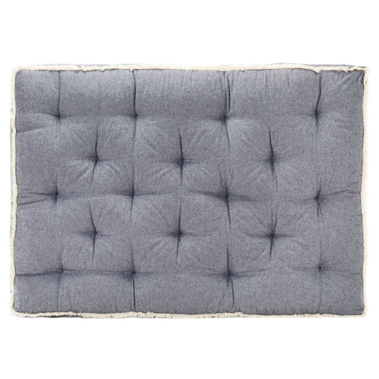 Coussin de canapé palette Bleu 120x80x10 cm