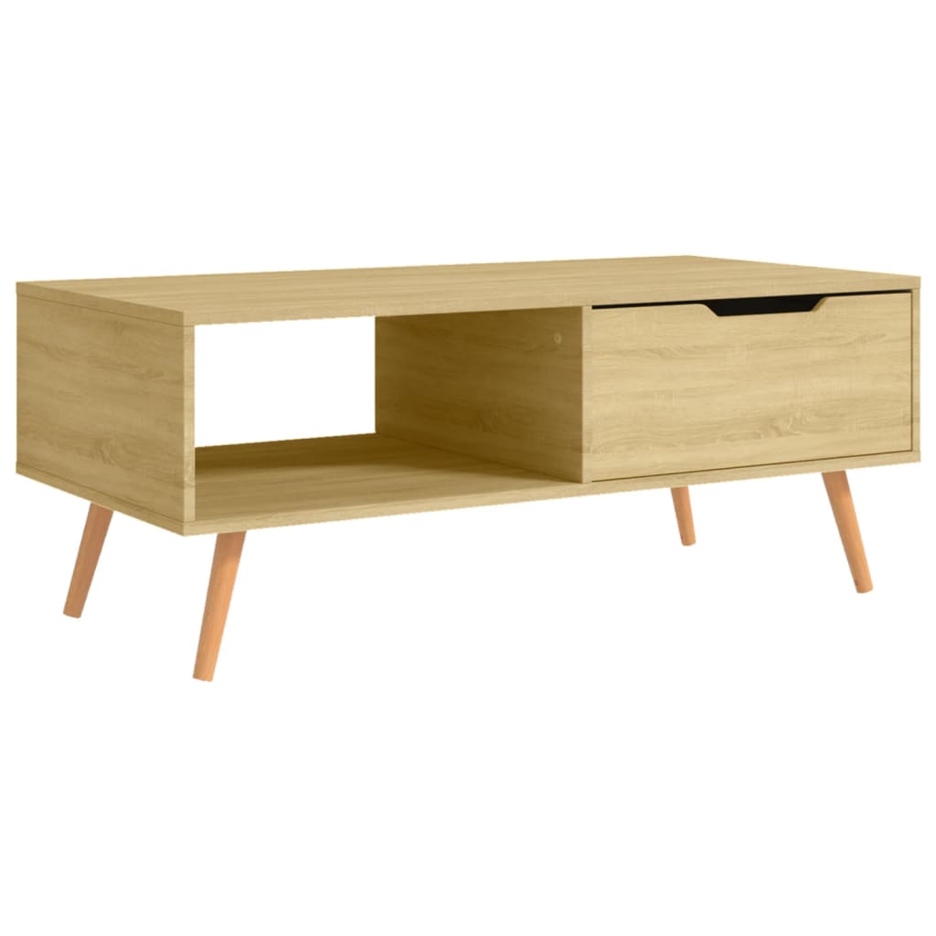 Table basse Chêne Sonoma 100x49,5x43 cm Bois d'ingénierie