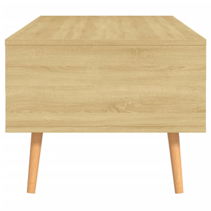 Table basse Chêne Sonoma 100x49,5x43 cm Bois d'ingénierie