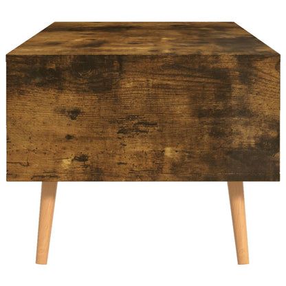 Table basse Chêne fumé 100x49,5x43 cm Bois d'ingénierie