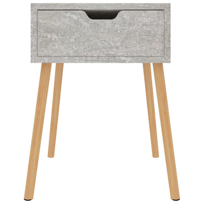 Tables de chevet 2 pcs Gris béton 40x40x56 cm Bois d'ingénierie