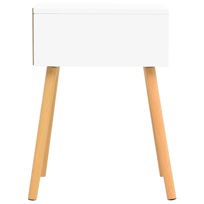 Table de chevet Blanc chêne sonoma 40x40x56cm Bois d'ingénierie