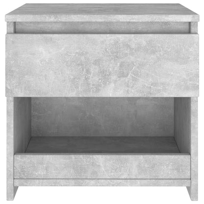 Table de chevet Gris béton 40x30x39 cm Aggloméré