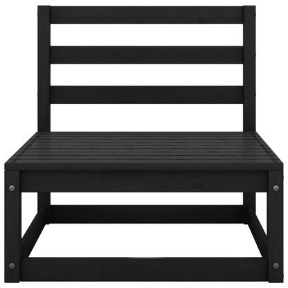 Canapés centraux de jardin avec coussins anthracite 2 pcs