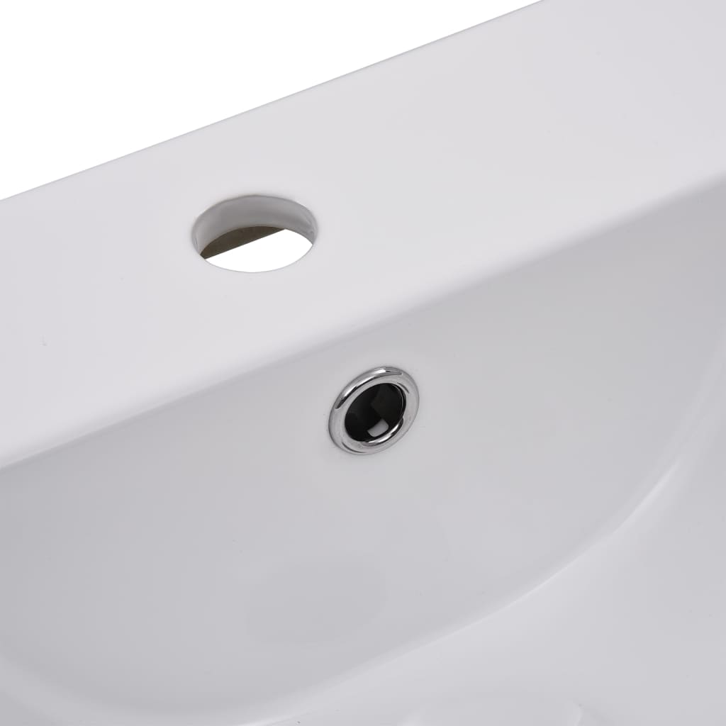 Ensemble de meubles de salle de bain Blanc brillant Aggloméré