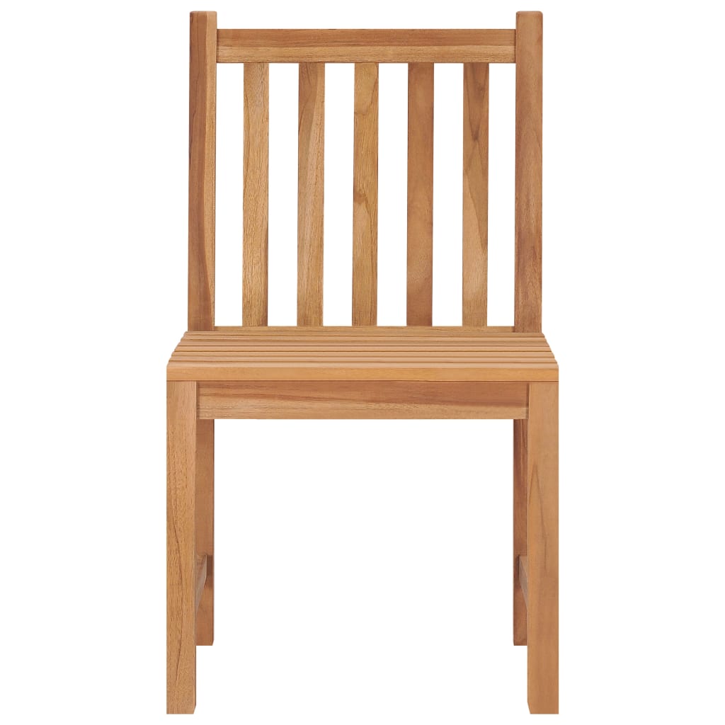 Chaises de jardin lot de 6 Bois de teck solide