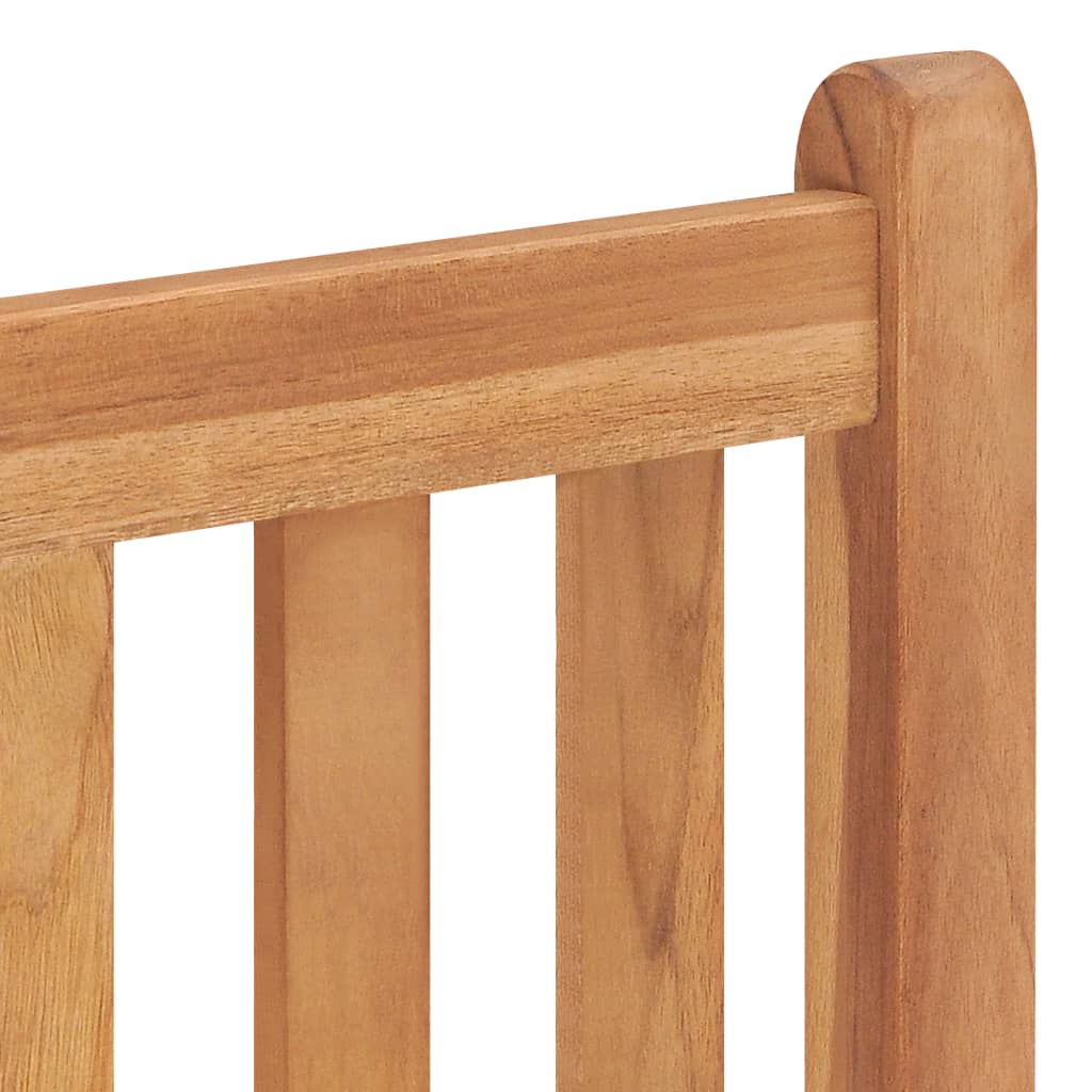 Chaises de jardin lot de 6 Bois de teck solide