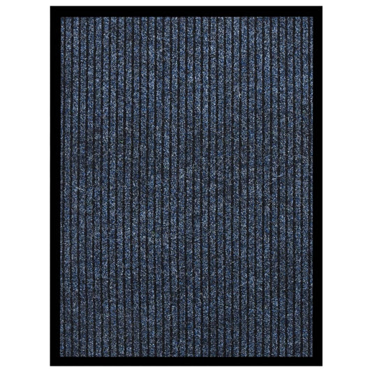 Paillasson rayé Bleu 60x80 cm