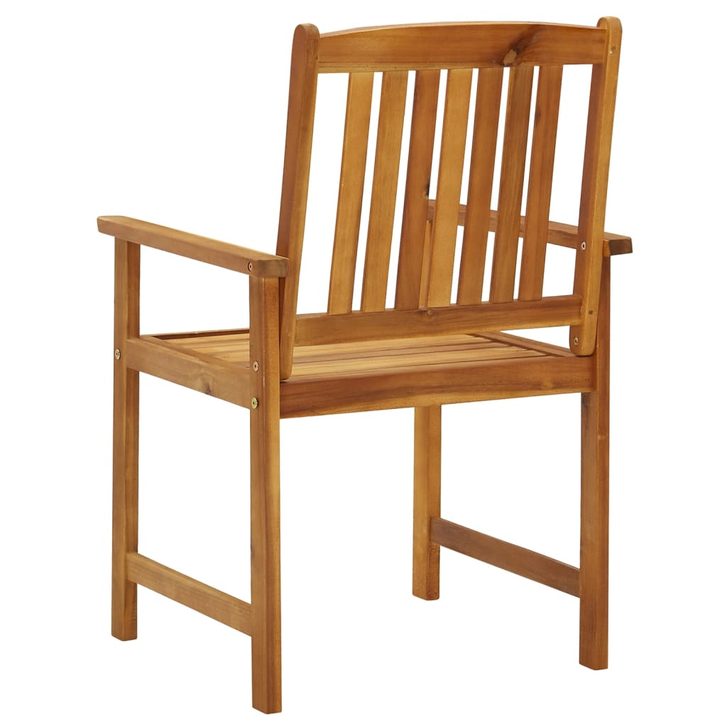 Chaises de jardin lot de 6 Bois d'acacia massif