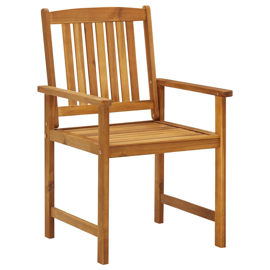 Chaises de jardin lot de 8 Bois d'acacia solide