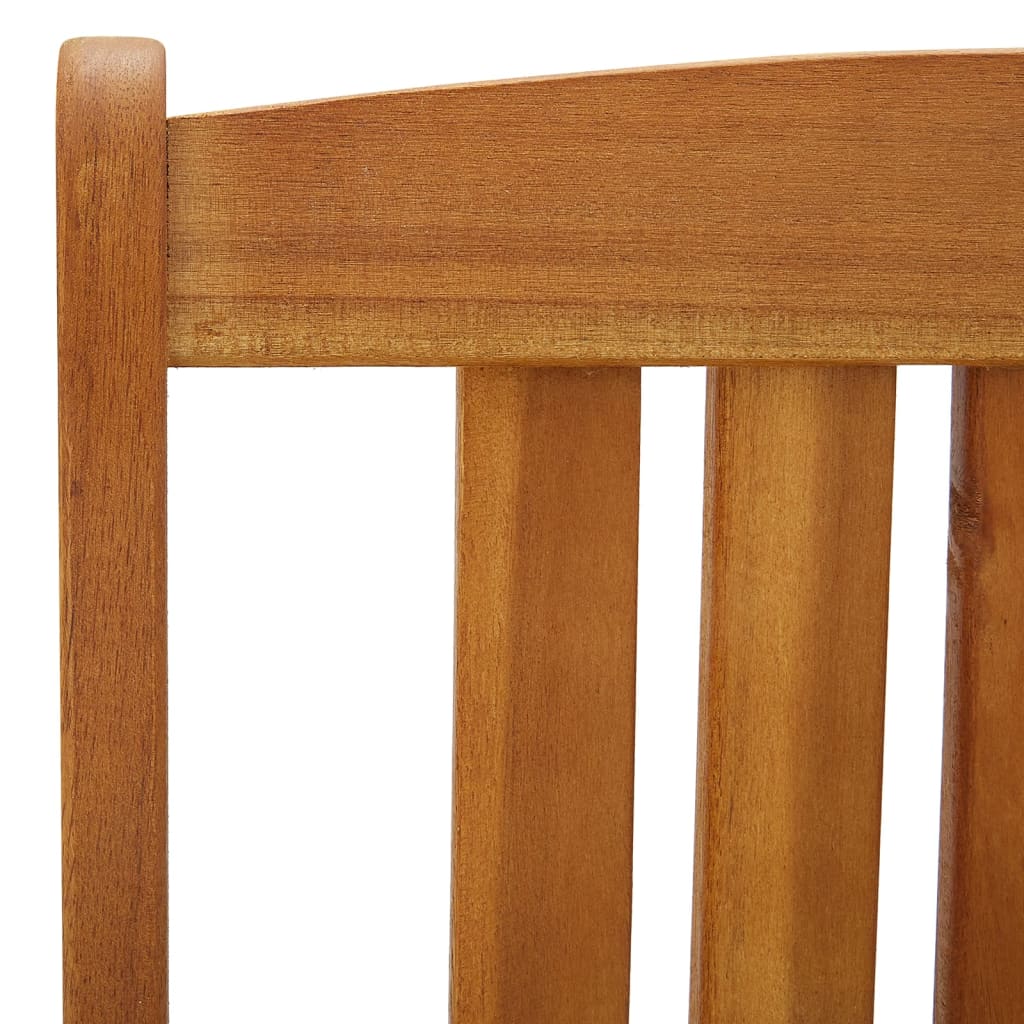 Chaises de jardin lot de 8 Bois d'acacia solide