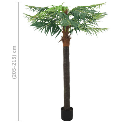 Palmier Phoenix artificiel avec pot 215 cm Vert