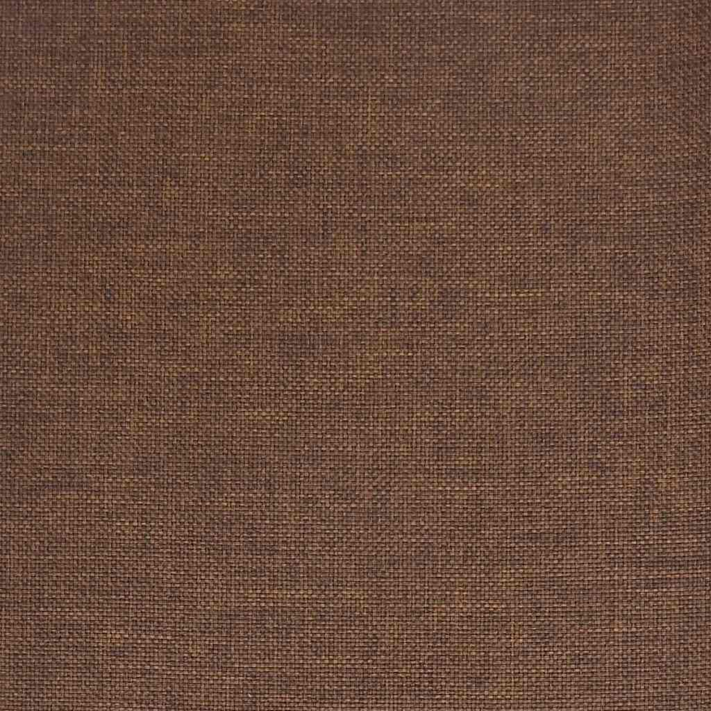 Tabourets de bar lot de 2 marron tissu