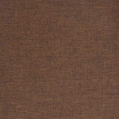 Tabourets de bar lot de 2 marron tissu