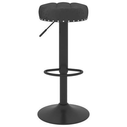 vidaXL Tabourets de bar lot de 2 noir velours