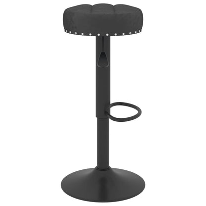 vidaXL Tabourets de bar lot de 2 noir velours