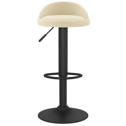 Tabouret de bar Crème Velours