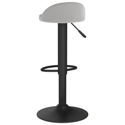 Tabouret de bar Gris clair Velours