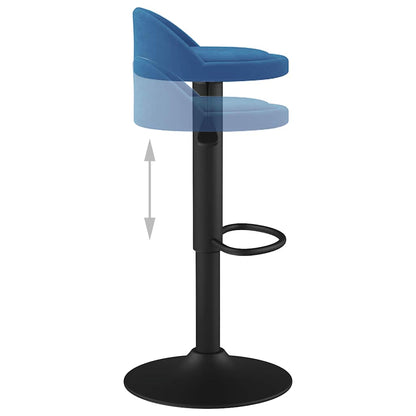 Tabouret de bar Bleu Velours