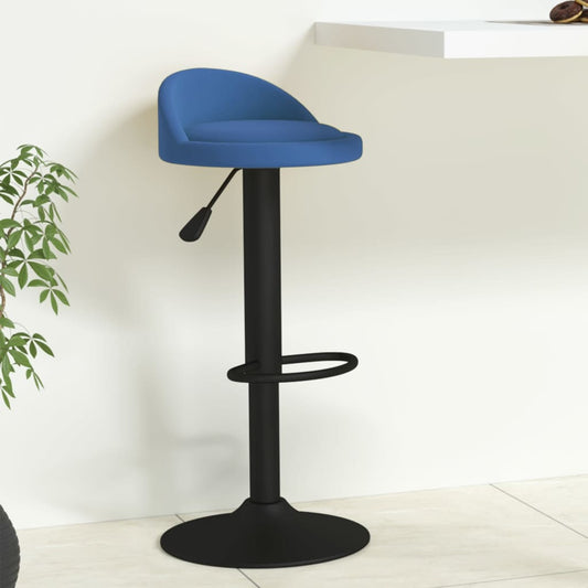 Tabouret de bar Bleu Velours