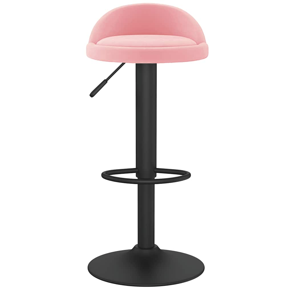 Tabouret de bar Rose Velours