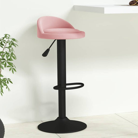 Tabouret de bar Rose Velours