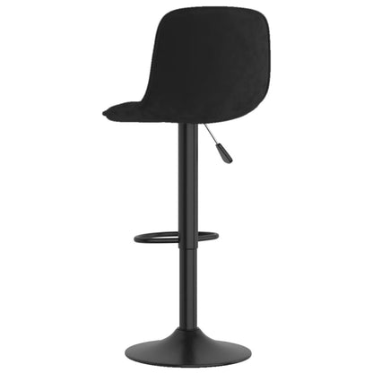 vidaXL Tabourets de bar lot de 2 noir velours