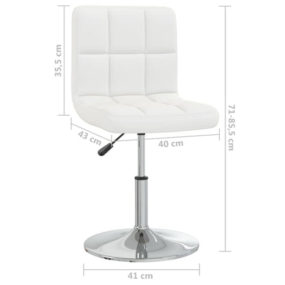 Tabouret de bar Blanc Similicuir