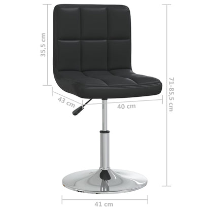 Tabouret de bar Noir Similicuir